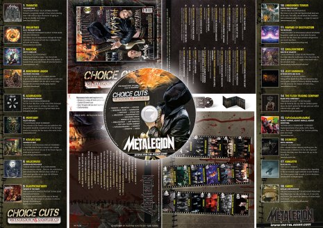 Sampler CD from metalegion issue six